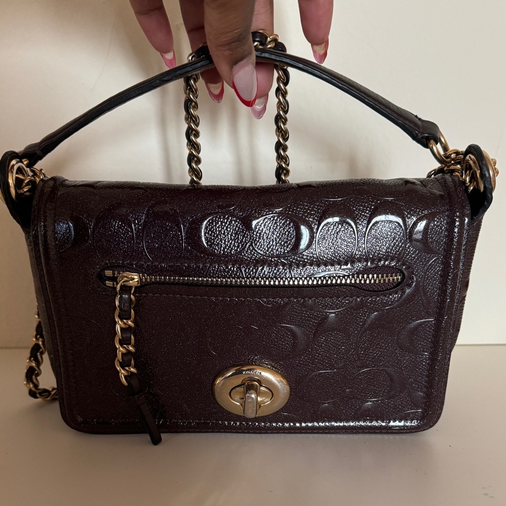 Coach Patent Leather Handbag